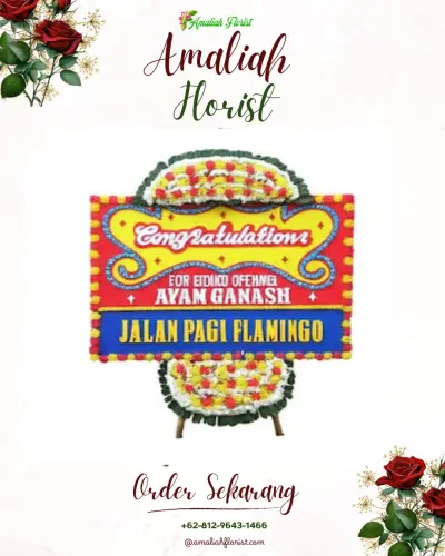 Bunga Papan Congratulation di Pasegeran